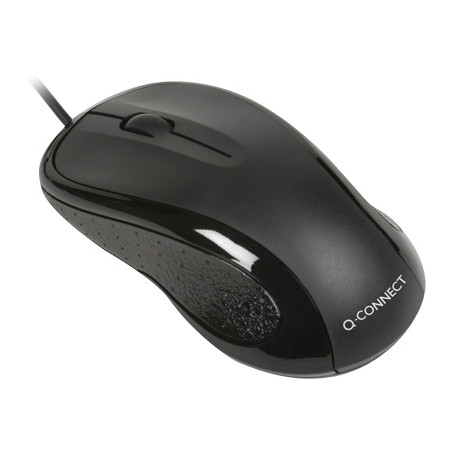 RATON Q-CONNECT OPTICO 800 DPI USB 1,5 GHZ NEGRO