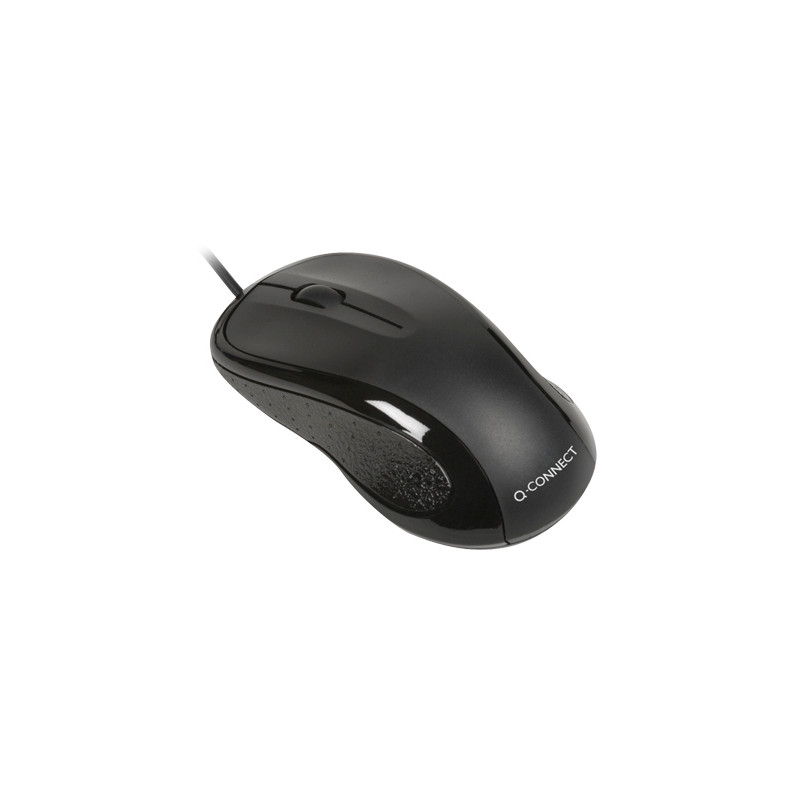 RATON Q-CONNECT OPTICO 800 DPI USB 1,5 GHZ NEGRO