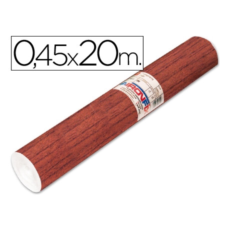 ROLLO ADHESIVO AIRONFIX MADERA OSCURO 67183 ROLLO DE 20 MT