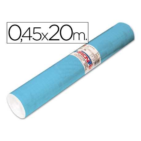 ROLLO ADHESIVO AIRONFIX UNICOLOR AZUL MATE CLARO 67013ROLLO DE 20 MT