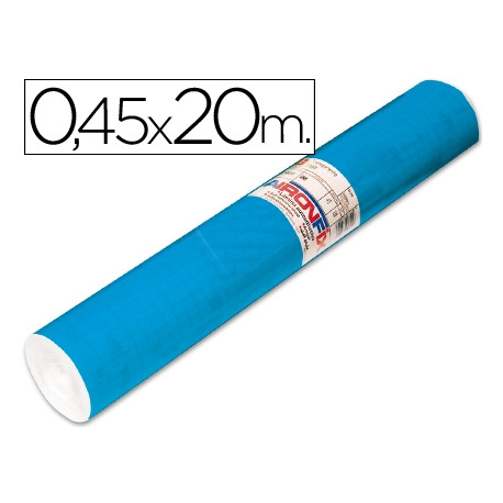 ROLLO ADHESIVO AIRONFIX UNICOLOR AZUL MATE MEDIO 67014ROLLO DE 20 MT