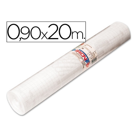 ROLLO ADHESIVO AIRONFIX UNICOLOR TRANSPARENTE 67001 ROLLO DE 90 CM X 20 MT