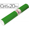 ROLLO ADHESIVO AIRONFIX UNICOLOR VERDE BRILLO 67047 ROLLO DE 20 MT