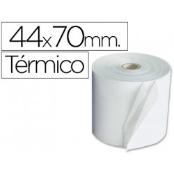 ROLLO SUMADORA TERMICO Q-CONNECT 44 MM ANCHO X 70 MM DIAMETRO SIN BISFENOL A