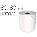 Rollo sumadora termico q-connect 80 mm ancho x 80 mm diametro sin bisfenol a.