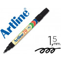 ROTULADOR ARTLINE MARCADOR PERMANENTE EK-70 NEGRO -PUNTA REDONDA 1.5 MM -PAPEL METAL Y CRISTAL