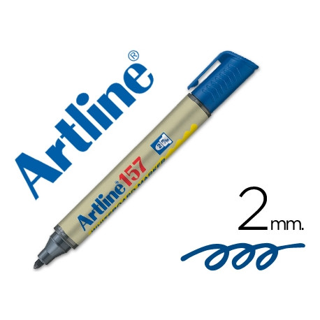 ROTULADOR ARTLINE PIZARRA EK-157 AZUL PUNTA REDONDA 2 MM