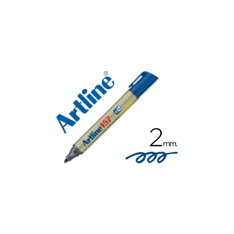 ROTULADOR ARTLINE PIZARRA EK-157 AZUL PUNTA REDONDA 2 MM