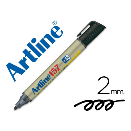 ROTULADOR ARTLINE PIZARRA EK-157 NEGRO -PUNTA REDONDA 2 MM