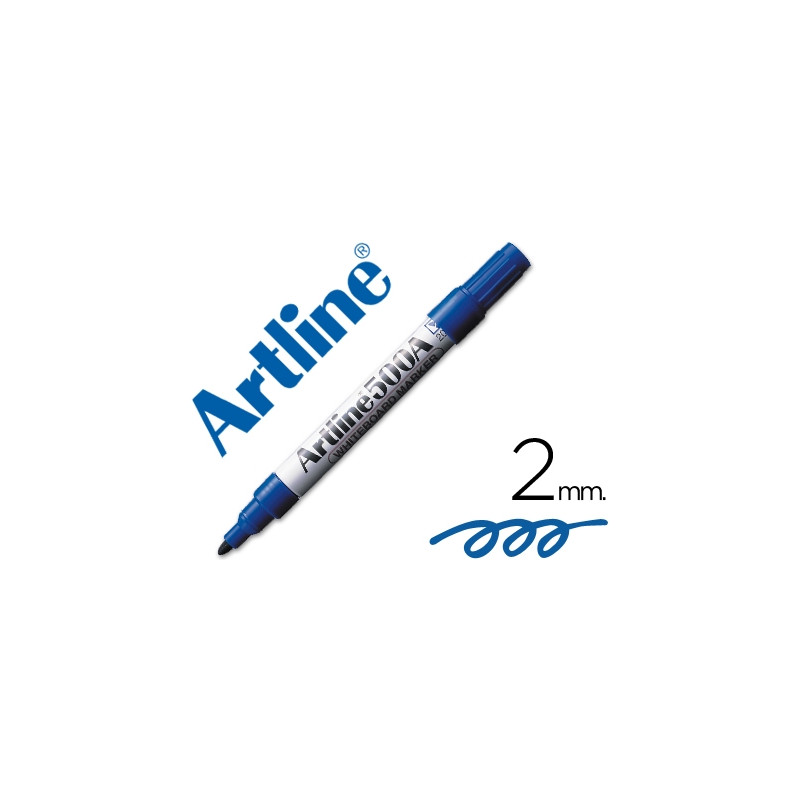 ROTULADOR ARTLINE PIZARRA EK-500 AZUL PUNTA REDONDA 2 MM RECARGABLE