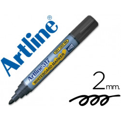 ROTULADOR ARTLINE PIZARRA EK-517 NEGRO -PUNTA REDONDA 2 MM -TINTA DE BAJO OLOR