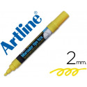 ROTULADOR ARTLINE PIZARRA VERDE NEGRA EPW-4-AM COLOR AMARILLO BOLSA DE 4 UNIDADES