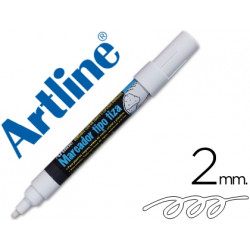 ROTULADOR ARTLINE PIZARRA VERDE NEGRA EPW-4-BL COLOR BLANCO