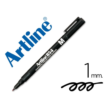 ROTULADOR ARTLINE RETROPROYECCION PUNTA FIBRA PERMANENTE EK-854 NEGRO -PUNTA REDONDA 1 MM