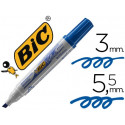 ROTULADOR BIC VELLEDA PARA PIZARRA AZUL PUNTA BISELADA 5,9 MM