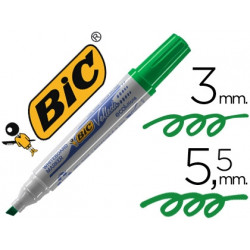 ROTULADOR BIC VELLEDA PARA PIZARRA VERDE PUNTA BISELADA 5,9 MM