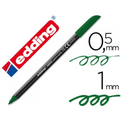 ROTULADOR EDDING PUNTA FIBRA 1200 VERDE OLIVA N.15 PUNTA REDONDA 0.5 MM