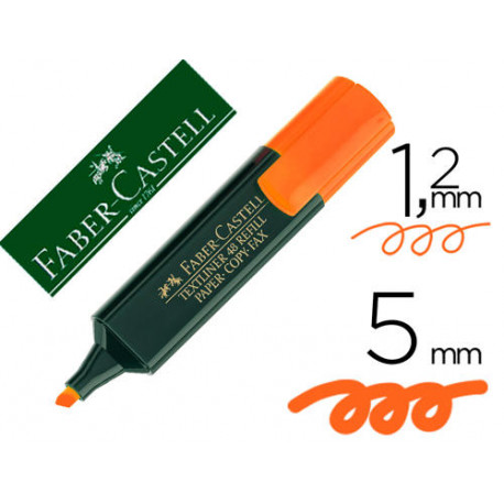 ROTULADOR FABER FLUORESCENTE 48-15 NARANJA