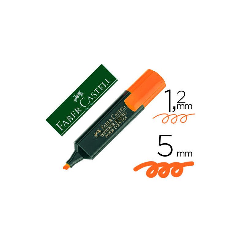 ROTULADOR FABER FLUORESCENTE 48-15 NARANJA