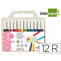 ROTULADOR LIDERPAPEL JUMBO CAJA DE 12 UNIDADES COLORES SURTIDOS