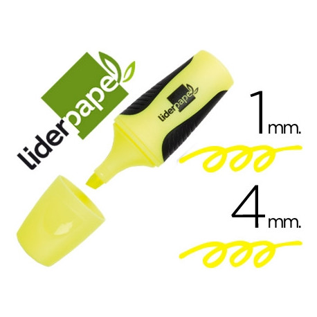 ROTULADOR LIDERPAPEL MINI FLUORESCENTE AMARILLO