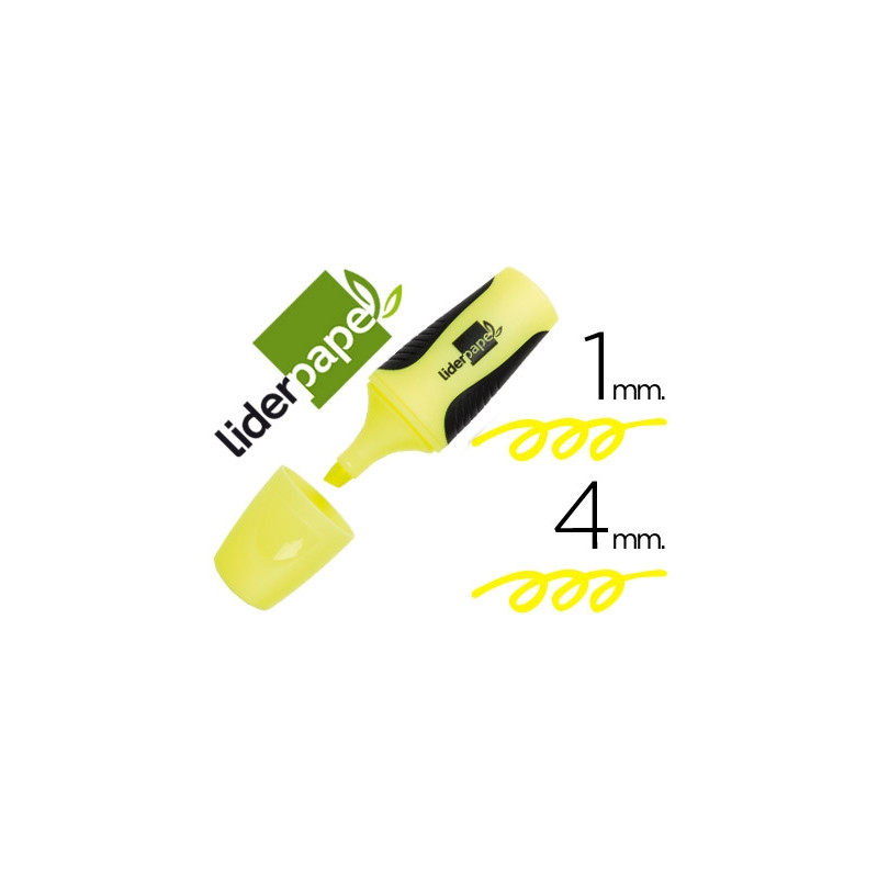 ROTULADOR LIDERPAPEL MINI FLUORESCENTE AMARILLO