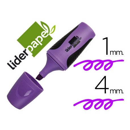 ROTULADOR LIDERPAPEL MINI FLUORESCENTE VIOLETA