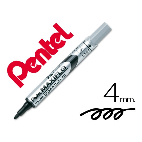 ROTULADOR MAXIFLO PENTEL PARA PIZARRA BLANCA COLOR NEGRO