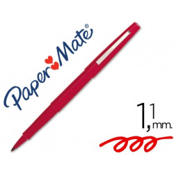 ROTULADOR PAPER MATE FLAIR ORIGINAL PUNTA FIBRA ROJO