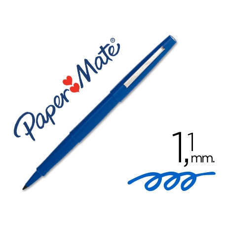 ROTULADOR PAPER MATE FLAIR ORIGINAL PUNTA FIBRA AZUL