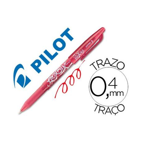 BOLIGRAFO PILOT FRIXION BORRABLE ROJO