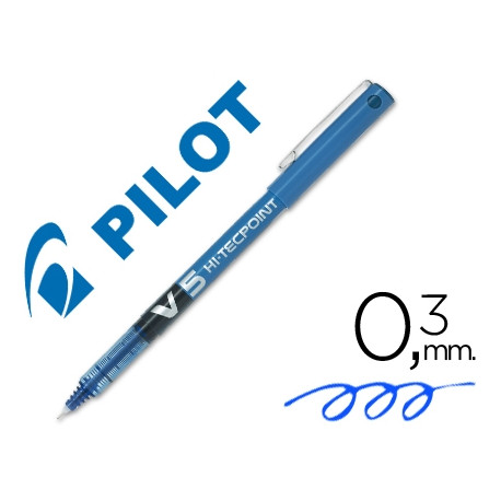 ROTULADOR PILOT PUNTA AGUJA V-5 AZUL 0.5 MM