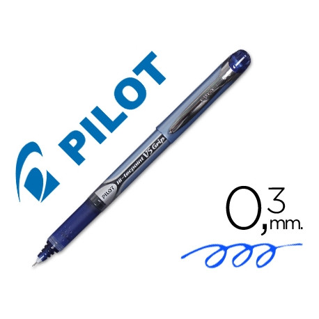 ROTULADOR PILOT PUNTA AGUJA V-5 GRIP AZUL 0.5 MM