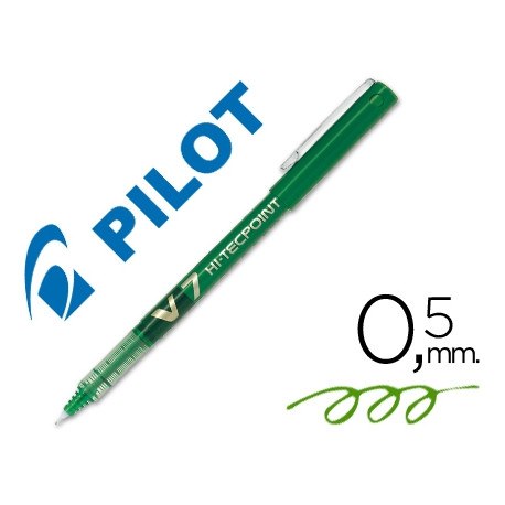 ROTULADOR PILOT PUNTA AGUJA V-7 VERDE 0.7 MM