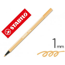 ROTULADOR STABILO ACUARELABLE PEN 68 OCRE OSCURO PUNTA GRUESA 1 MM