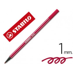 ROTULADOR STABILO ACUARELABLE PEN 68 ROJO OSCURO PUNTA GRUESA 1 MM