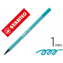 ROTULADOR STABILO ACUARELABLE PEN 68 TURQUESA PUNTA GRUESA 1 MM