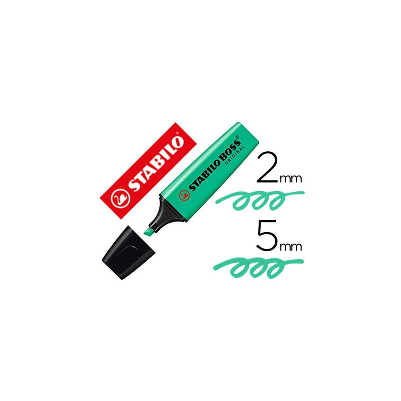 ROTULADOR STABILO BOSS FLUORESCENTE 70 TURQUESA