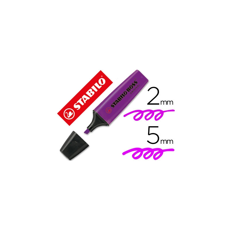 ROTULADOR STABILO BOSS FLUORESCENTE 70 LAVANDA