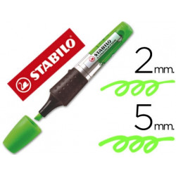 ROTULADOR STABILO BOSS LUMINATOR VERDE TINTA LIQUIDA