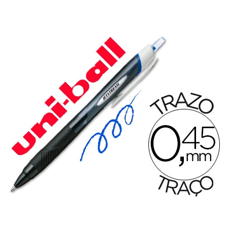 BOLIGRAFO UNI-BALL JET STREAM SPORT SXN-150 TINTA HIBRIDA AZUL