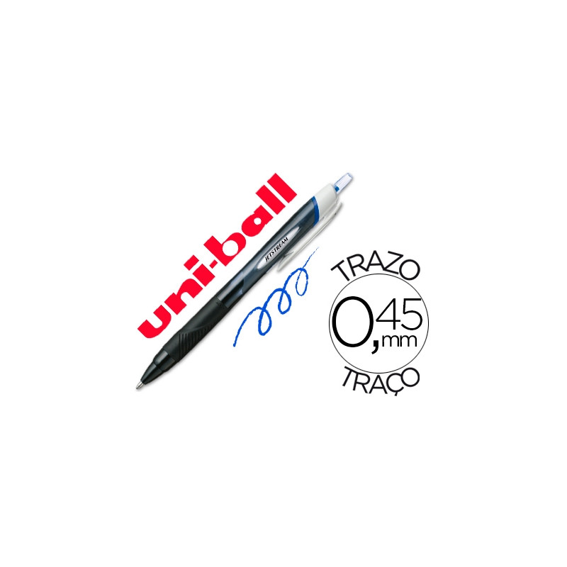 BOLIGRAFO UNI-BALL JET STREAM SPORT SXN-150 TINTA HIBRIDA AZUL