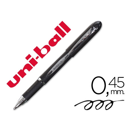 ROTULADOR UNI-BALL ROLLER SX-210 TINTA HIBRIDA NEGRO