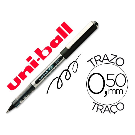 ROTULADOR UNI-BALL ROLLER UB-150 MICRO EYE NEGRO 0,5 MM UNIDAD