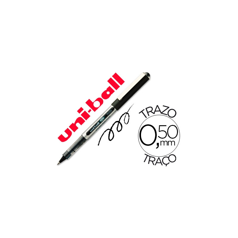 ROTULADOR UNI-BALL ROLLER UB-150 MICRO EYE NEGRO 0,5 MM UNIDAD