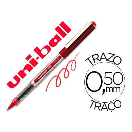 ROTULADOR UNI-BALL ROLLER UB-150 MICRO EYE ROJO 0,5 MM UNIDAD