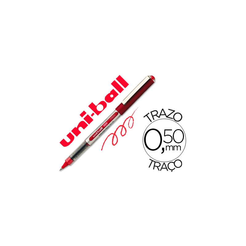 ROTULADOR UNI-BALL ROLLER UB-150 MICRO EYE ROJO 0,5 MM UNIDAD