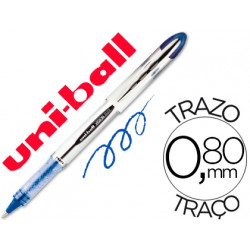 ROTULADOR UNI-BALL ROLLER UB-200 VISION AZUL 0,8 MM -UNIDAD