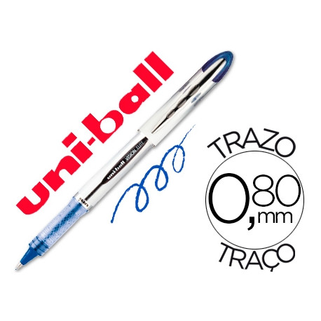 ROTULADOR UNI-BALL ROLLER UB-200 VISION AZUL 0,8 MM -UNIDAD