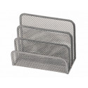 SOPORTE PARA CARTAS Q-CONNECT METALICO REJILLA GRIS 170X135X83 MM